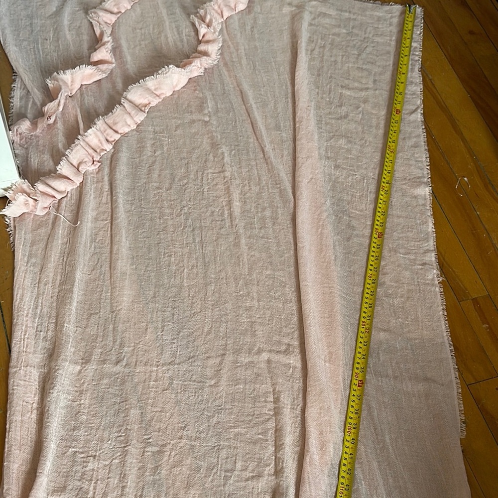 Soft Pink Textured Scarf